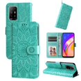 thumbnail image 1 of Funda tipo cartera GANGXUN para OPPO A95 5G , diseño girasol, cuero PU, soporte, cierre magnético, tarjetero, 1 of 5