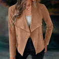 thumbnail image 4 of Lindreshi Womens Jackets with Hood on Women's Long-Sleeved Cardigan Jacket Jacket Sleeveless Hooded Casual Coat/Jacket, 4 of 8