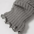 thumbnail image 7 of Hpapadks Socks For Girls Winter Warm Knitted Leg Warmers Loose Knee High Cute Socks Grey One Size, 7 of 7