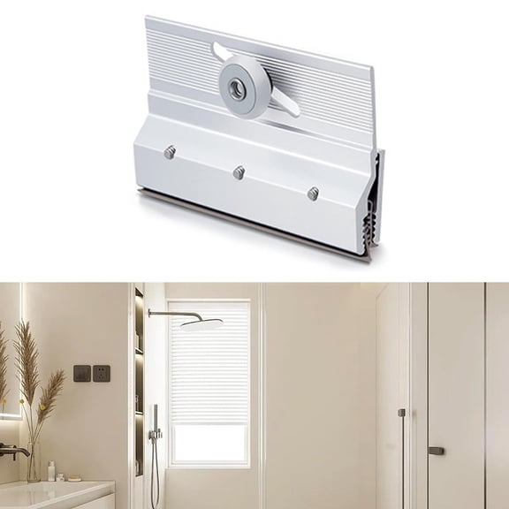 Frameless Shower Door Roller Assembly Chrome Finish & Easy Install!