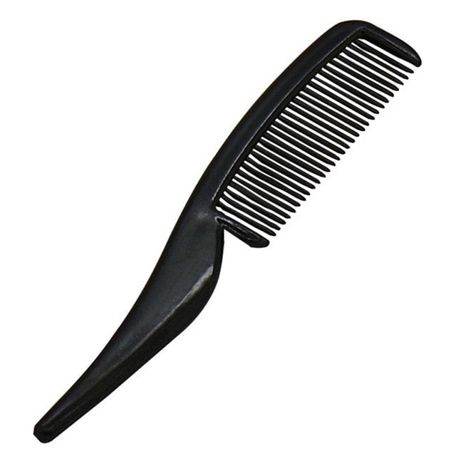Qarigey Peines de plástico Accesorio profesional Herramientas de barbería Recortadora de barbero Cuidado del cabello Negro