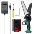thumbnail image 1 of 21v Portable Mini Electric Pruning Saw Rechargeable Small Wood Spliting Chainsaw One Handed Woodwork, 1 of 5