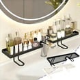 thumbnail image 6 of Faucet Storage Rack, No Drill Countertop Sink Organizer, Freestanding Bathroom Vanity Caddy with U-Shaped Cutout for Toiletries, Makeup and Skincare, 6 of 6