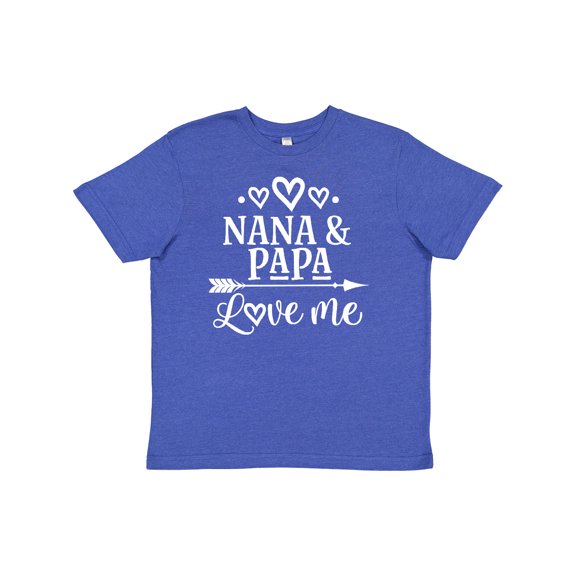 Inktastic Nana Papa Love Me Grandkids Youth T-Shirt