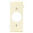 thumbnail image 2 of Leviton PSC7-I Ivory Single 1.406" Receptacle Sectional Center Wall Plate, 2 of 2