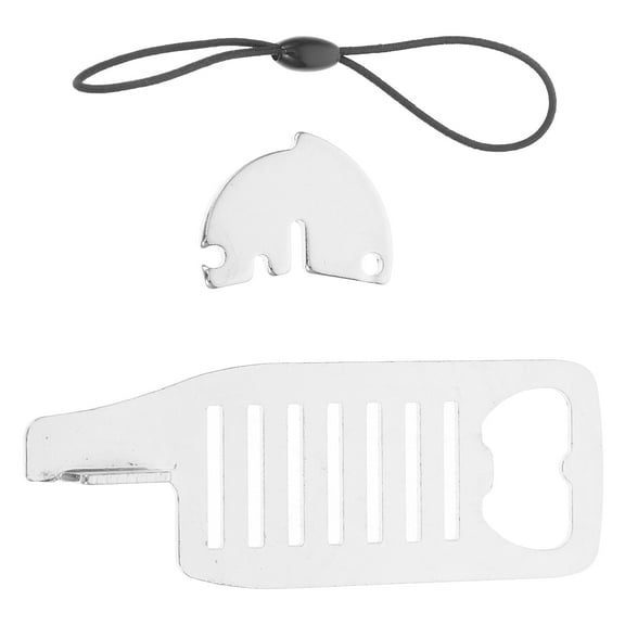 OUNONA  Hotel Door Lock Portable Transparent Corsage Top Plug Travel Silver