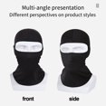 thumbnail image 4 of CSChome Cycling Face Guard Solid Color Balaclava Ski Face Guard Outdoor Fishing Riding Cooling Neck Gaiter Full Head Windproof Sunscreen Headgear, 4 of 7