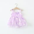 thumbnail image 1 of LOVZFMLL Robe d'Été Décontractée Sans Manches à Col Rond avec Boutons et Poches pour Filles de 2 à 12 Ans, 1 of 8