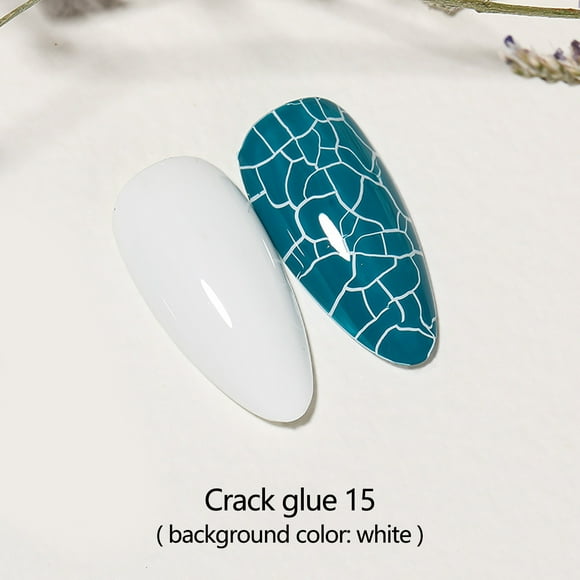 Fiudx Esmalte de Uñas Color Tortuga Agrietado, Color a Juego, Personalidad y Atractivo, 15 Ml