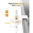 thumbnail image 4 of QualitChoice Wall Bracket For Weather Proof Gutter Bracket With Screw Gutter Weather Proof Gutter white, 4 of 6