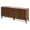 thumbnail image 3 of Mid-century Modern Wood Console/Credenza  Office Console  Accent Credenza  Brown, 3 of 10