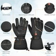 thumbnail image 6 of SAVIOR HEAT Heated Gloves Electric Rechargeable Battery Men Women Ski Snowboarding Outdoors (Black), 6 of 9