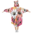 thumbnail image 2 of BZSMCE Wearable Blanket Hoodie Fashion Daisy Delight Home Wear, 2 of 7