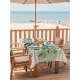 thumbnail image 2 of Outdoor Tablecloth with Umbrella Hole for Patio/Picnic/Party/Camping, Eucalyptus Leaves Waterproof Table Cloth Rectangle Table Cover Washable, Sage Green Botanical Rustic (60"x 120"), 2 of 8