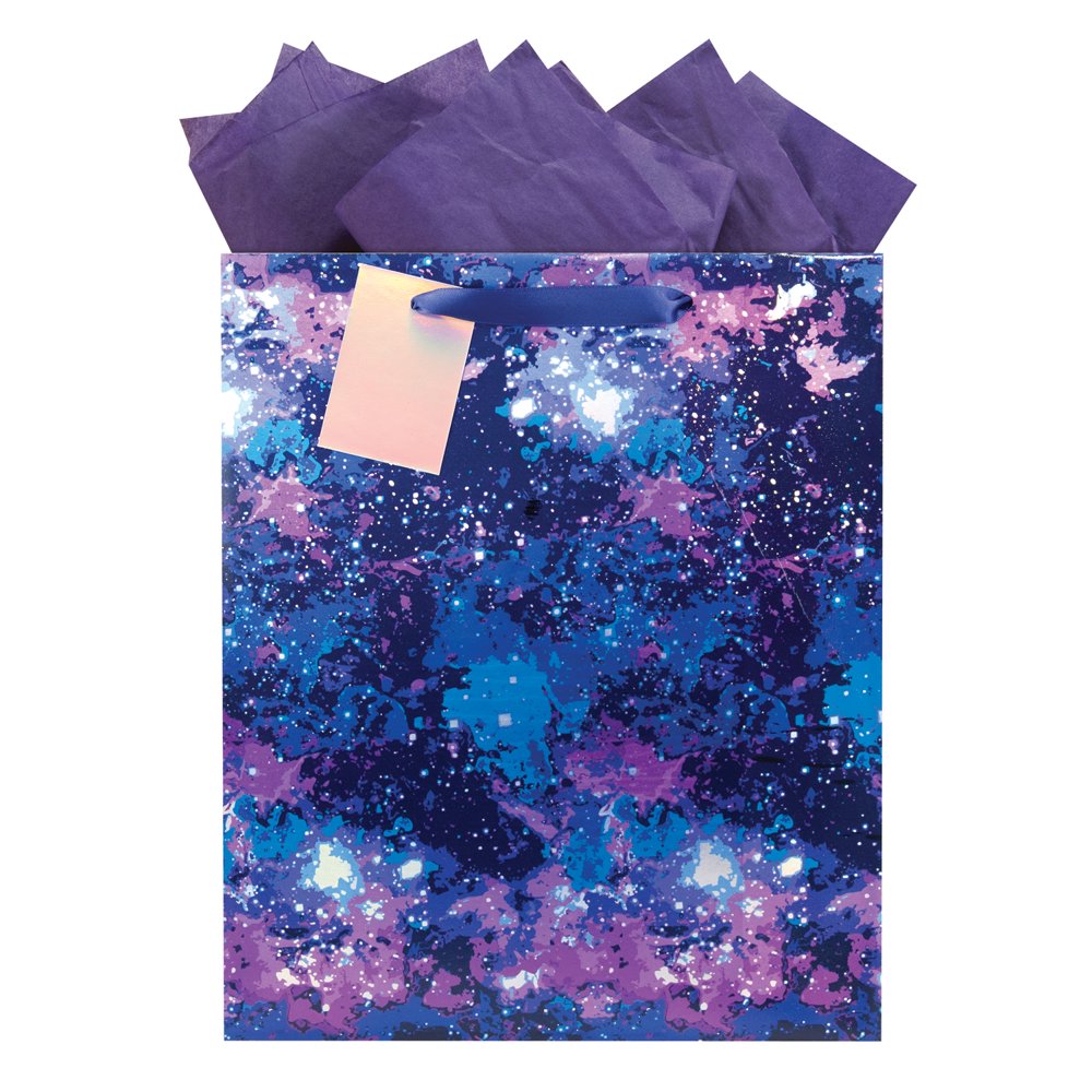 The Gift Wrap Company Galaxy Large Bag, 1 Ct