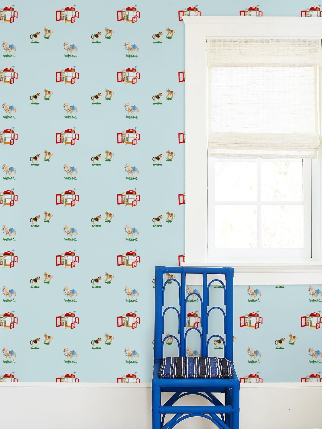 Barbie's Stable Removable Vinyl Wallpaper, Sky