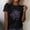 X001-Black, variant on Goodtrade8 American Flag T Shirts for Women Summer Short Sleeve Pullover July 4th Casual , Red White and Blue Red White and Blue Graphic Independence Day Juniors Tops Crew Neck