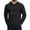 Black, variant on LWavelet Mens Waffle Knit Pullover Hoodie Lightweight Long Sleeve Hooded Sweatshirt Casual Drawstring Top for Everyday Comfort