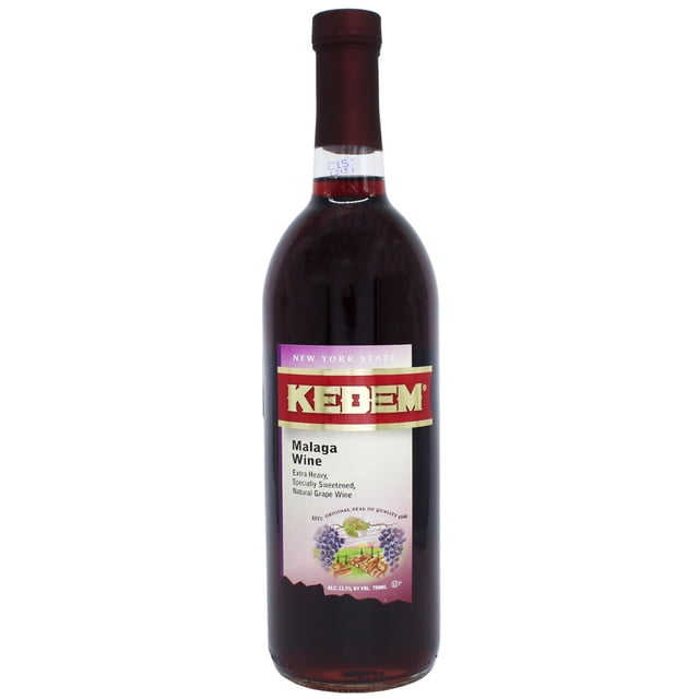 Vino Tinto Dulce Kosher Kedem Tradicional Málaga Extra Kosher Kedem Tradicional Málaga