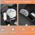 thumbnail image 3 of Poemood Car Organizer, Hassignment 2025 New Poemood Organizers & Storage Box, Purposean Organizers & Storage Box, Car Multifunctional Seat Back Waterproof Storage Bag, With 2 Cup Holders＆Hooks, 3 of 6