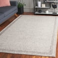 thumbnail image 2 of SAFAVIEH Ebony Luanne Bordered Area Rug, Grey, 6' x 6' Square, 2 of 8