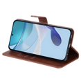 thumbnail image 3 of Wallet Case for Samsung Galaxy S26 Ultra with Zipper Pocket & Card Slots – Stand Function Brown, 3 of 5