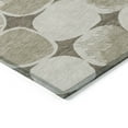 thumbnail image 4 of Addison Rugs Chantille Indoor/Outdoor Transitional Circles Taupe Washable Round Rug, 8' x 8', 4 of 6