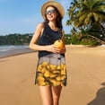 thumbnail image 3 of Balery Elegant Lady With Hat Vestidos de verano para mujer con estampado: vestido holgado sin mangas, vestido playero informal y cómodo para días calurosos., 3 of 7