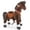 Chocolate, variant on PonyCycle Ride on Unicorn Horse Toy Mechanical Plush Rocking Walking Animal Ride on Horse Riding Horse Toys with Wheels for Kids Age 4-7 Years U402