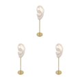 thumbnail image 2 of kurtrusly Earring Display Stand Human Ear Model Organizer Holder Showcase Stud Jewelry Left Ear White Height: 18cm 3Set, 2 of 6