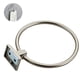 thumbnail image 3 of Soporte De Anillo De Toalla De Acero Inoxidable Plateado Soporte De Toalla Perforado Multifuncional Soporte De Pared De Toalla Para Dormitorio Cocina Baño Minnieouse HA015235-00, 3 of 7