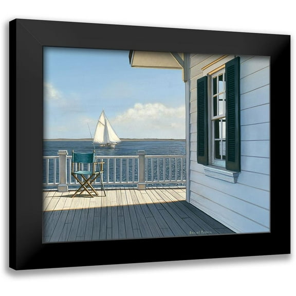 Pollera, Daniel 14x12 Black Modern Framed Museum Art Print Titled - On the Bay