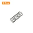 thumbnail image 3 of Uxcell 5Pcs Wire Diameter 0.039", OD 0.24", Free Length 0.59" 304 Stainless Steel Coil Mechanical Compressed Spring, 3 of 7