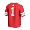 thumbnail image 3 of GameDay Greats #1 Scarlet Nebraska Huskers Lightweight Collegiate Football Fashion Jersey, 3 of 4