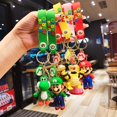 thumbnail image 2 of Llavero De La Serie Super Mary Mario Bros Luigi Toad Yoshi Bowser Figura De Acción Modelo De PVC Decoraciones De Dibujos Animados Muñeca Colgante Juguetes, 2 of 4