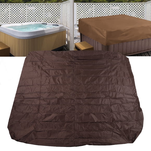 Housse de Bain en Polyester Taffetas Argenté 190, Housse de Baignoire Extérieure, Résistante aux Déchirures et Imperméable pour Cour
