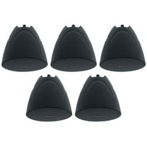 5 Rockville PEN-525T Black 5.25" 70V Hanging Pendant Speakers For Restaurant/Bar