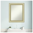 thumbnail image 6 of Amanti Art Textured Light Gold Framed Non-Beveled Bathroom Vanity Wall Mirror - 23 x 29 in, 6 of 10