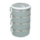 thumbnail image 2 of Fiambrera redonda Xihbxyly 3 capas 2100 ml Acero inoxidable para niños, 2 of 2