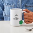 thumbnail image 4 of CafePress - Keep Calm I'm The Deacon Mugs - 15 oz Ceramic Large White Novelty Mug, 4 of 6