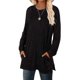 thumbnail image 1 of Suéteres para Mujer Manga Larga Cuello Redondo Color Sólido Tops de Moda Zhivalor WRMH-137-16, 1 of 5