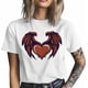 thumbnail image 4 of Camisetas casuales de manga corta con estampado de amor para hombre, camisetas gráficas para el Día de San Valentín, 4 of 8
