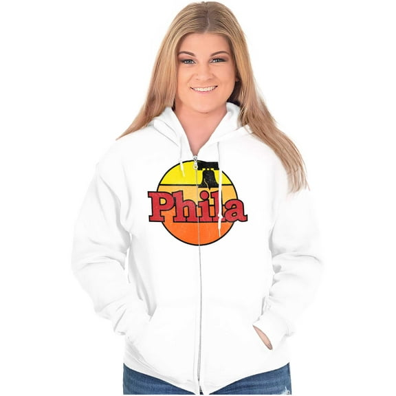 Philadelphia State of Pennsylvania Zip Up Hoodie Men's Women's Brisco Brands S