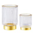 thumbnail image 1 of Organizador de brochas de maquillaje LEICURACE Vintage Glass Cup, 1 of 9