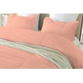 thumbnail image 3 of DNG Creations 3 Piece Ruched Pattern Duvet Cover 100% Egyptian Cotton, 800 TC- With Zipper Closure & Corner Ties ( Solid Peach - Full/Queen ), 3 of 3