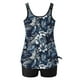 thumbnail image 4 of Trajes de baño tankini para mujer Trajes de baño de dos piezas con espalda de tiras y estampado conservador informal para mujer Traje de baño de dos piezas para mujer, 4 of 5