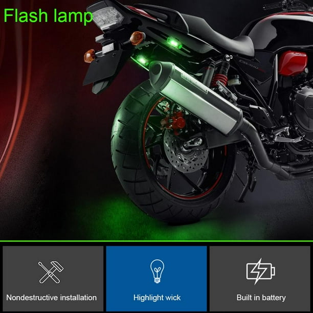 Luces estroboscópicas para drones, luces de vuelo nocturno, accesorios para drones, linterna multiusos para motocicletas y coches RC, luz de advertencia para ciclismo al aire libre