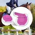 thumbnail image 6 of Saddle Pad Seat Cushion Shock Absorbing Sherpa Fleece Non Slip Lining for Horse Riding Equestrian Use, 6 of 9