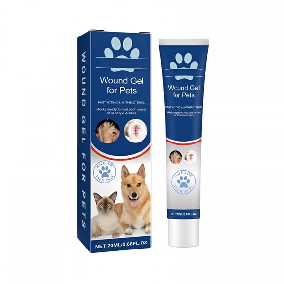 QARUN Pet Care Wound Care Gel Waterproof Dog Wound Care with Soothing Ethanol & Glycerin Formula Dog Wound Care