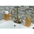 thumbnail image 2 of Kingston Brass KS1493AL Heritage 2-Handle Vessel Standard Mount Bathroom Faucet, Antique Brass, 2 of 5
